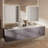 Geneva 80" Wall-Mounted Double Bathroom Vanity Set-87285973-112899584