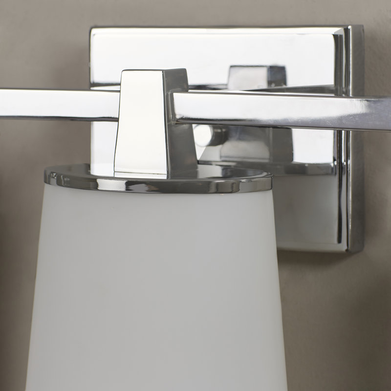 3 - Light Dimmable Vanity Light, Chrome