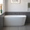 Baignoire autoportante d'angle gauche 59 "x 29,5" Poppy