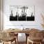 Tergel - Arizona noir - Silhouettes de cactus-106810331