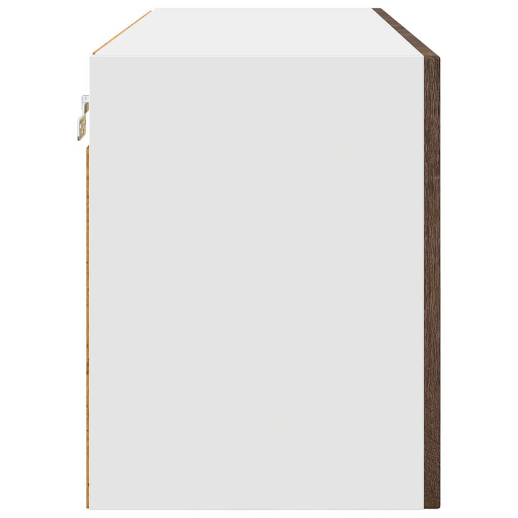 Vidaxl Kitchen Wall Cabinet Brown Oak 80 X 31 X 40 Cm Engineered Wood