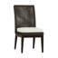 Chaise d'appoint tissée en péninsule - acajou / châtaignier-267312460-134599968-134593231