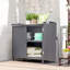 Solid Wood Single Storage Cabinet ( 95.5cm H x 98cm W x 48cm D)