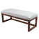 Faux Leather Upholstered Bench