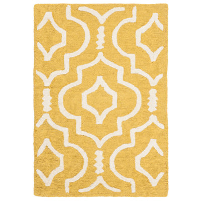 Cannen Hand Tufted Wool Geometric Rug