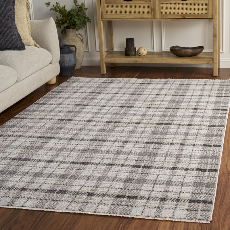 Oxford Plaids 300 Performance Plaid Rug, Rectangle 5'3" x 7'6"