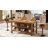 63-Inch Solid Wood Kitchen Island with Storage Shelves, Farmhouse Island Table Counter Height Bar Table for Kitchen, Dining Room-2051350104