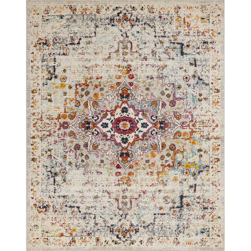 Oriental Indoor Rug, Rectangle 9' x 12'2"