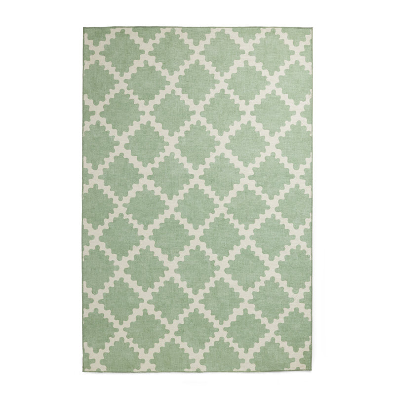Scion Floral Digitally Printed 120cm X 170cm Area Rug, Green, Rectangle 120 x 170 cm