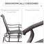 Fauteuil oscillant d'extérieur Outsunny