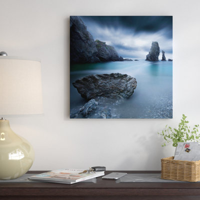 «Turquoise III», impression sur toile tendue