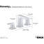 Robinet de salle de bain espacé avec ensemble de bonde Honesty®-707779660