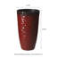 23.75"H Set Of 2 Oversized Eco-Friendly PP And Stone Honeycomb Textured Green Tall Plastic Planter-1826970742