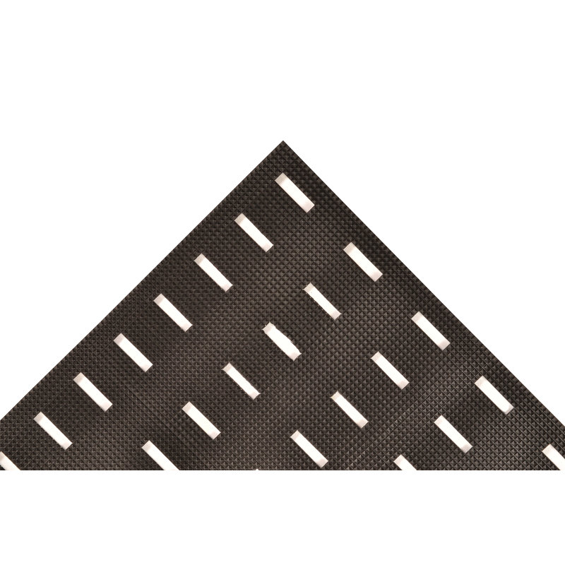 Rouleau de plancher de garage noir Cushion-Dek, Rectangle 2 pi x 3 pi