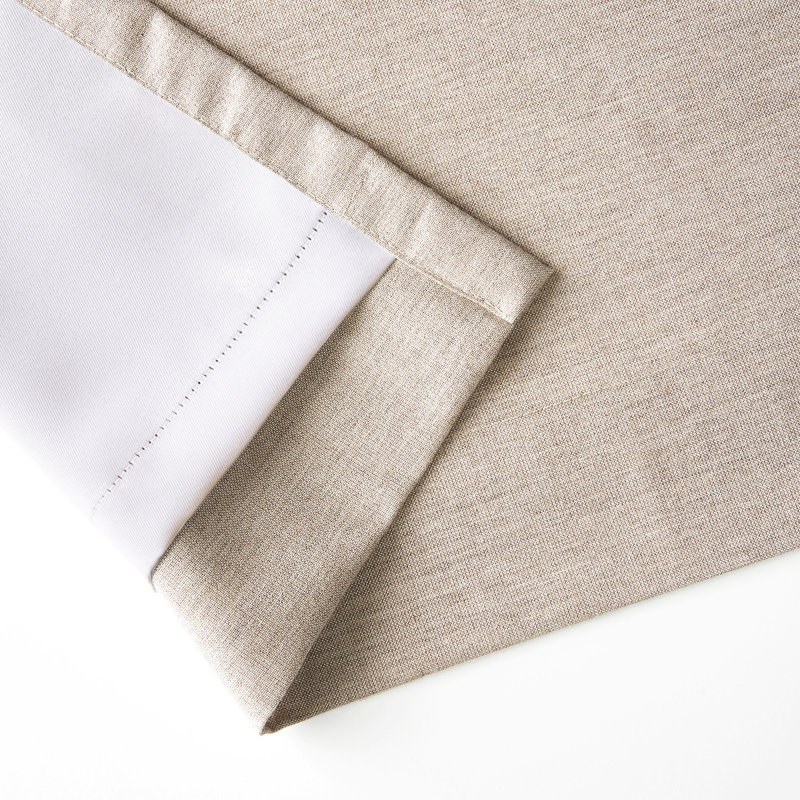 Sunbrella® Delaney Blackout Curtain, Fawn, 50" W x 96" L