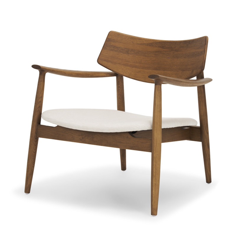 Fauteuil d'appoint Pratha, Brun