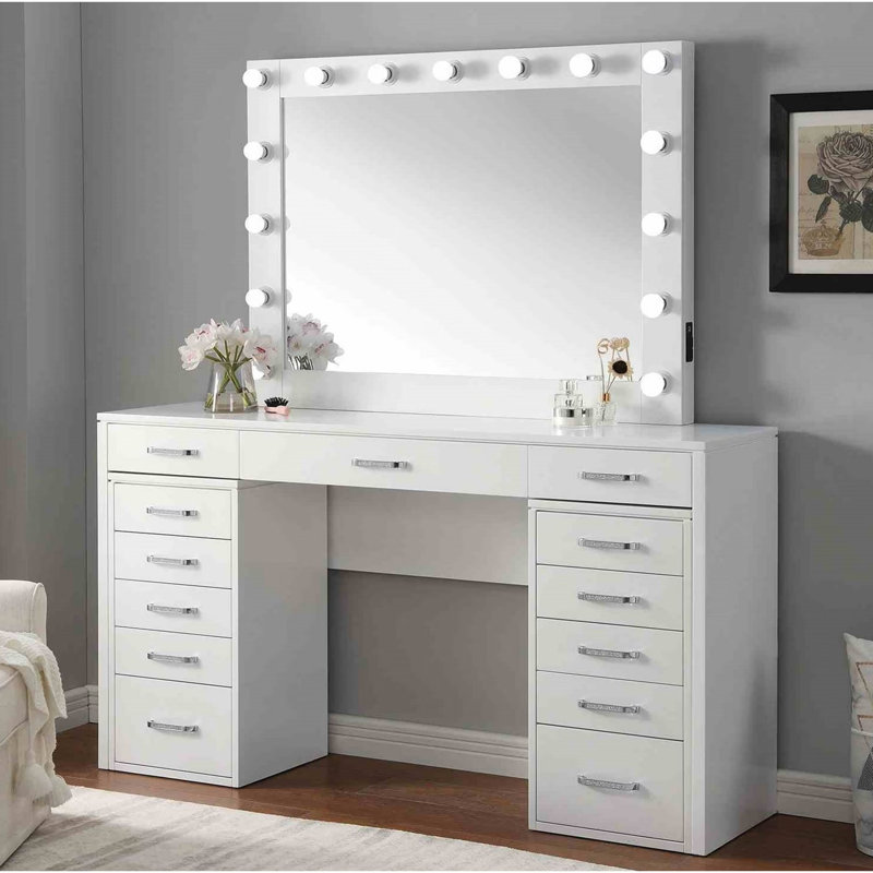 Ensemble de meuble-lavabo l 64,4 po, blanc
