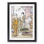 The Fish-Monger by Torii Kiyonaga - Picture Frame Painting Print-55640174-55640175