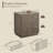 23'' Fluted Nightstand With Mid-Century Modern-605077748