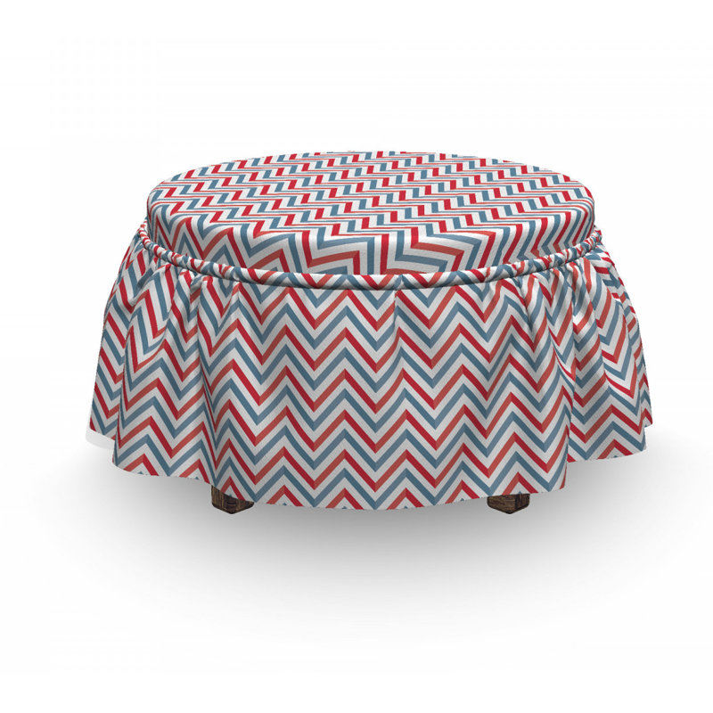 Box Cushion Ottoman Slipcover