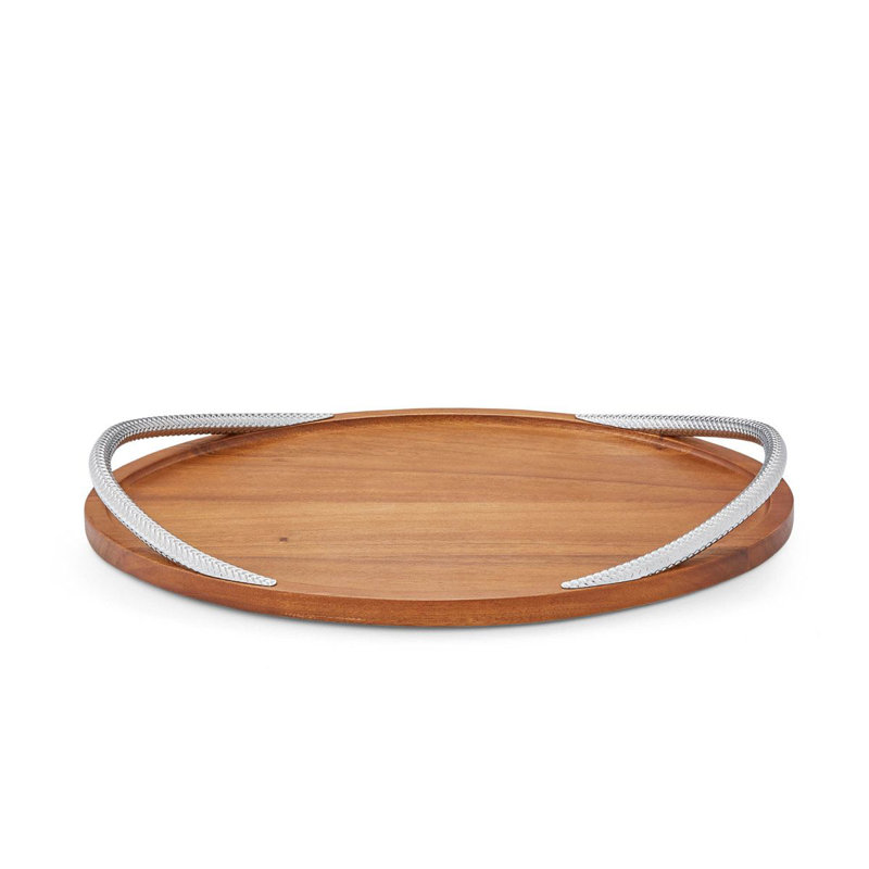 Plateau de service Nambe Braid