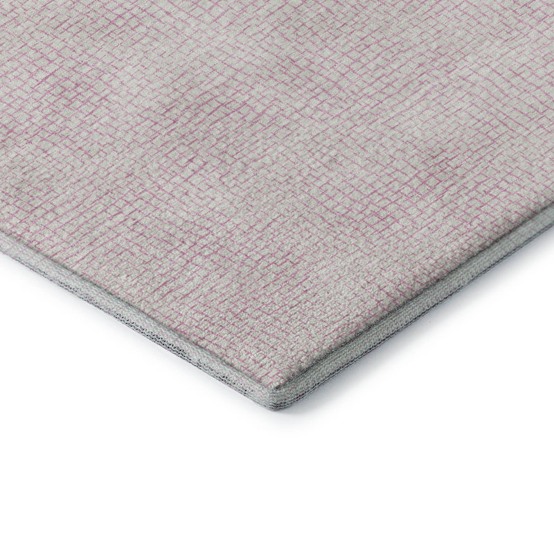 Tapis géométrique de qualité supérieure lavable à la machine Crumley AMF1058, Rectangle 10 pi x 14 pi