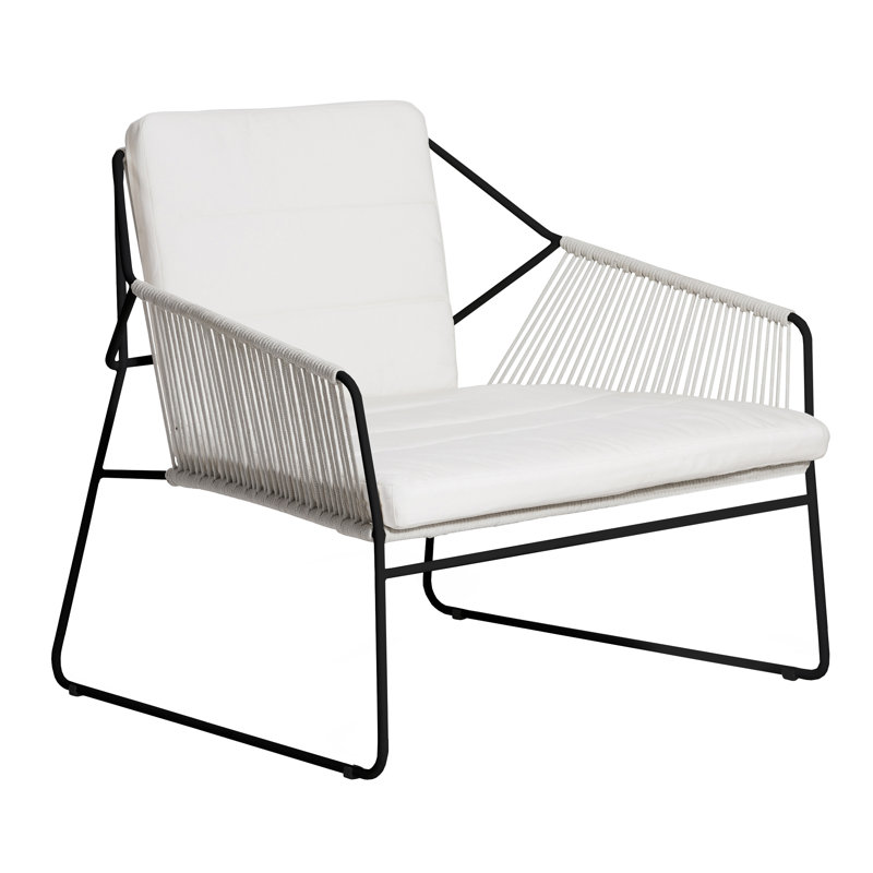 Sandur Outdoor Lounge Chair, White/Anthracite