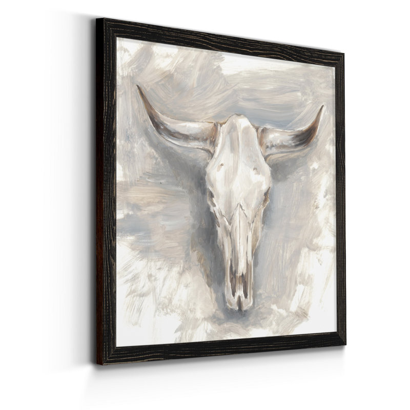 «Gilded Indigo II», reproduction d'art sur toile encadrée, Cadre noir, H 17 po x l 17 po x P 1,5 po
