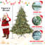 Arbre de Noël pleine forme avec 350 lumières UL - branches mixtes en PE / PVC, 1129 pointes-1220212128