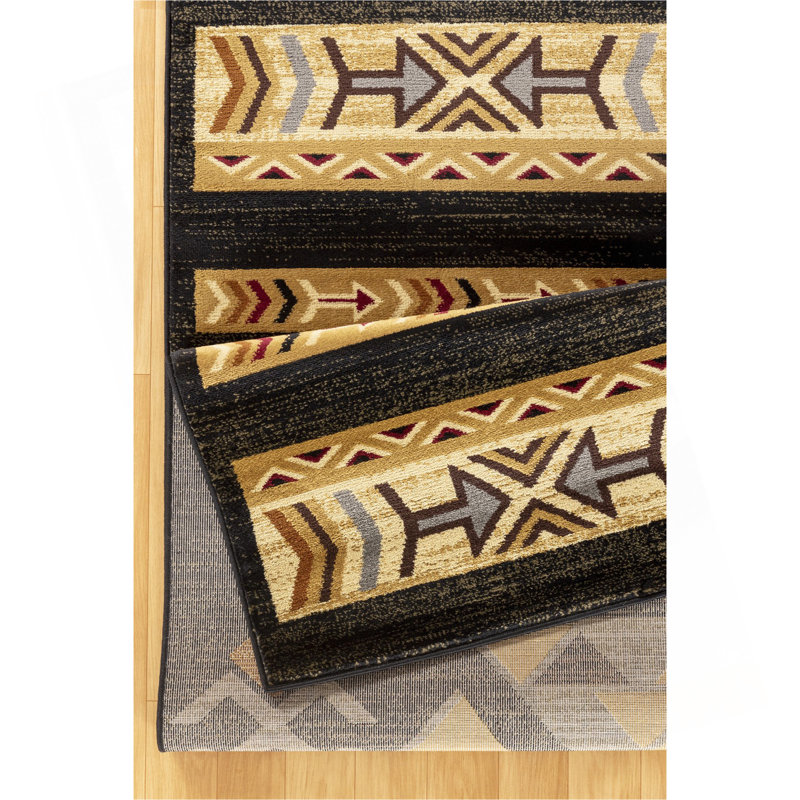 Tapis sud-ouest Tribal, Black