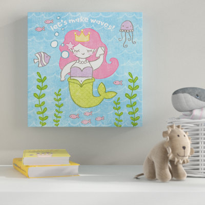 « magique sirène i », art sur toile