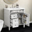 Meuble-lavabo moderne avec lavabo, 2 tiroirs, tiroir basculant, armoire de rangement-1972722249-1972722253-1972722240
