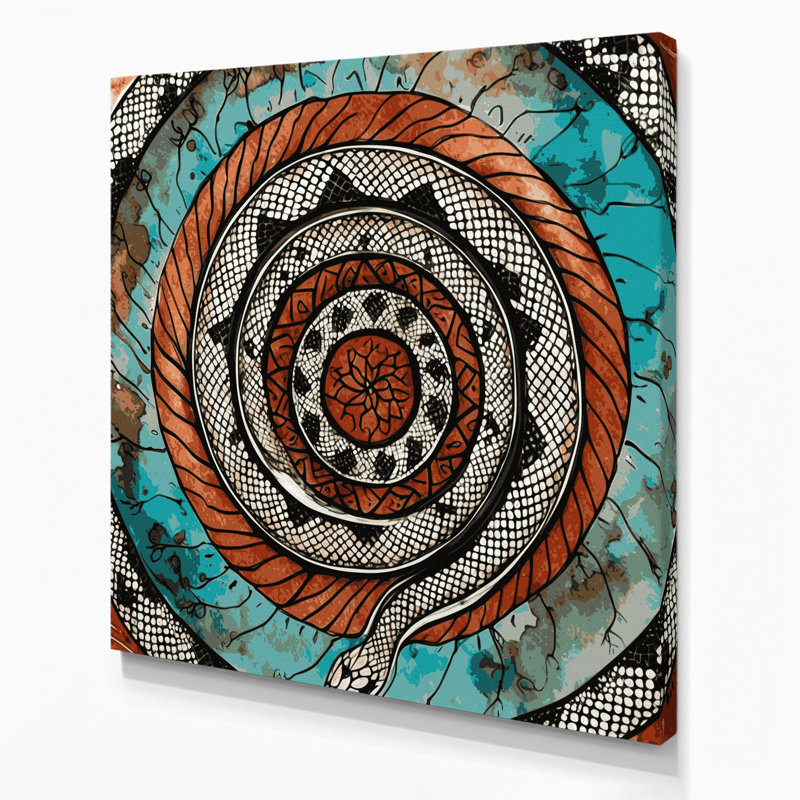 Art mural sur toile 225 "Southwestern", H 8 po x l 8 po