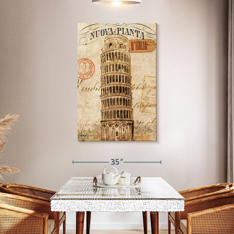 Lilie Letter From Pisa, 48" H x 32" W
