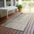 Machine Washable Indoor/Outdoor Kaczor ACN2240 Stripes Rug-951335923