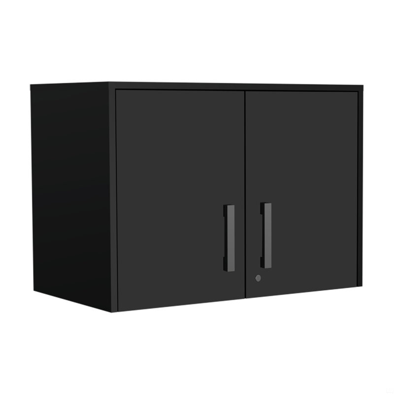 Armoire de rangement - armoire murale, trois tablettes intérieures, porte double