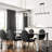 Daizjah 6 - Light Dimmable Linear Chandelier