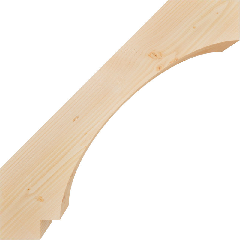 Attelle impériale du genou, Sapin de Douglas, Lisse, H 32 po x l 5,5 po x P 32 po