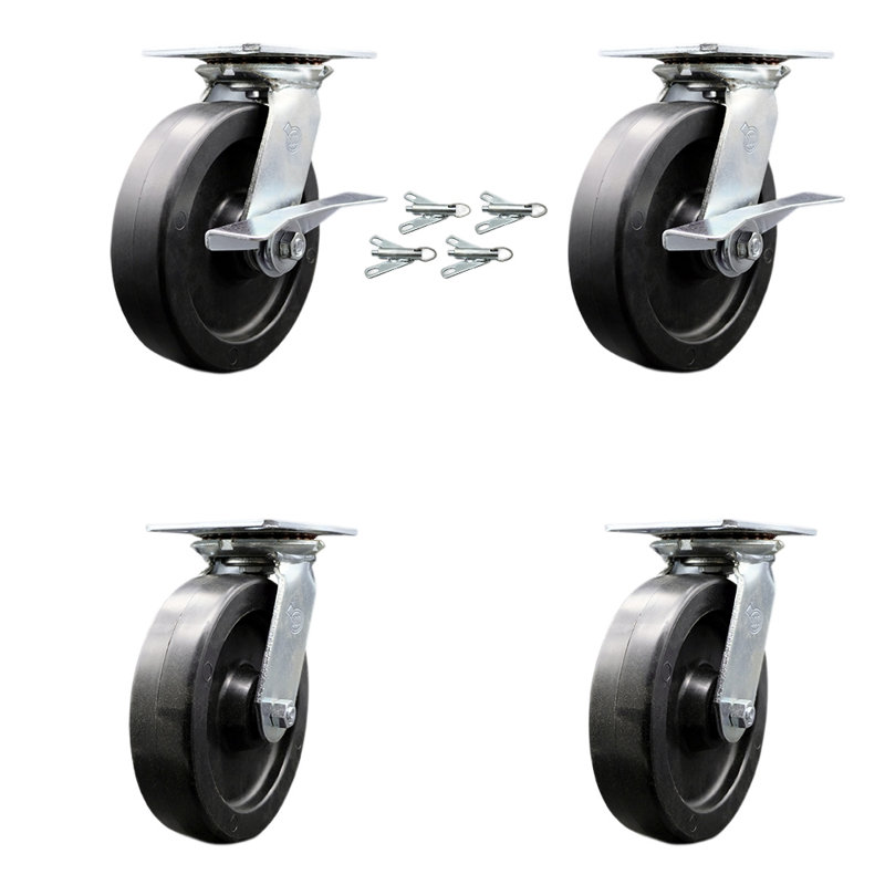 4-Piece Polyolefin Caster Set