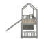Lit mezzanine simple avec glissade-563402336