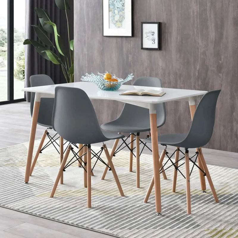 17.5'' H Side Chair, Dark Gray