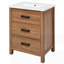 Meuble-lavabo 24 po avec lavabo en céramique