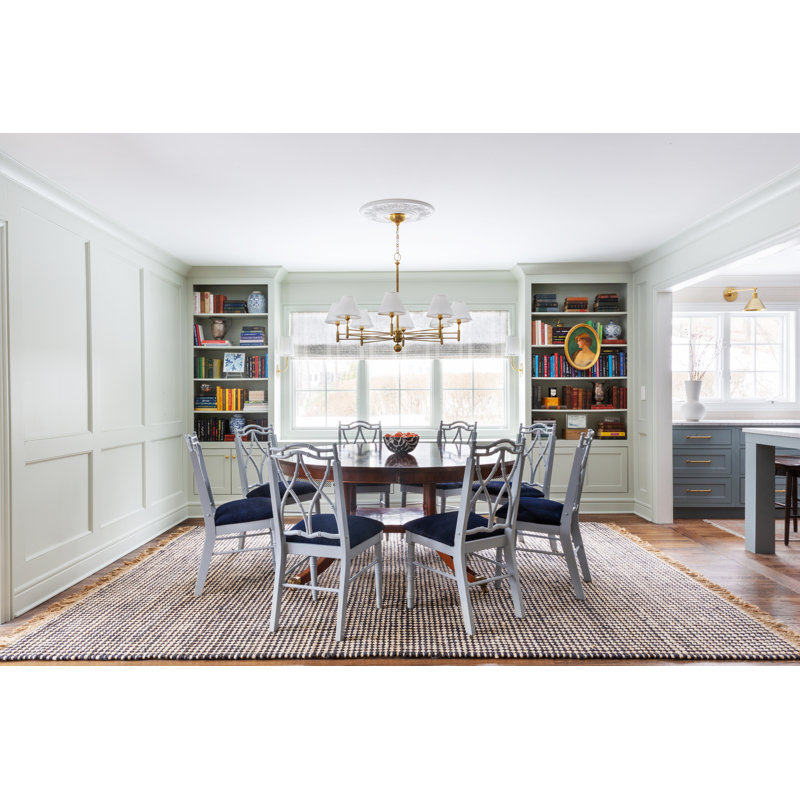 8 - Light Classic / Traditional Chandelier, Aged Brass