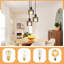3 - Light Black Cluster Pendant