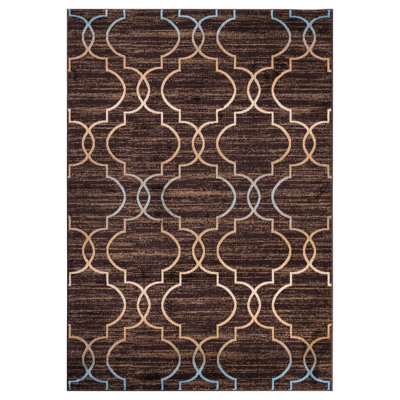 Tapis brun / bleu Edgar