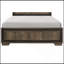 Mobilier de chambre à coucher grand lit moderne 1pc