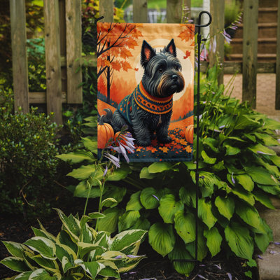 Drapeau de jardin double en polyester H 15,5 po x l 11,25 po