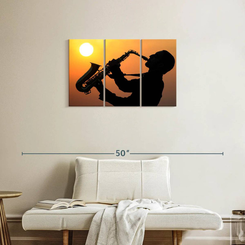 Abarca Talented Saxophonist, 20" H x 33" W