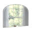 Drumourne Simple Arched Overmantle Mirror-793484650
