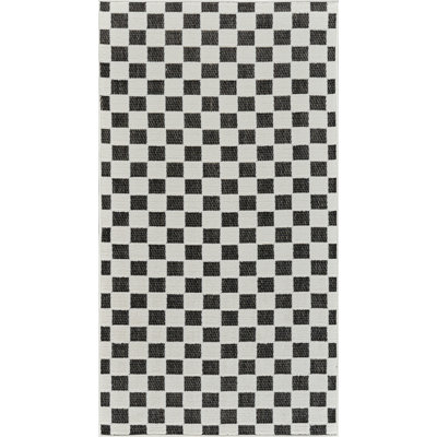 Lauklyn One-of-a-Kind Polypropylene Plastic Area Rug Black